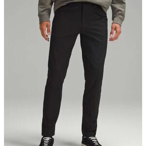 Lululemon ABC Slim-Fit Pant 32" Warpstreme Black Men's Size 33